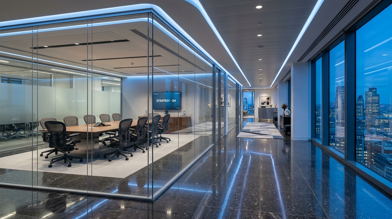 Commercial Office Cleaned by Superb Cleaning Solutions